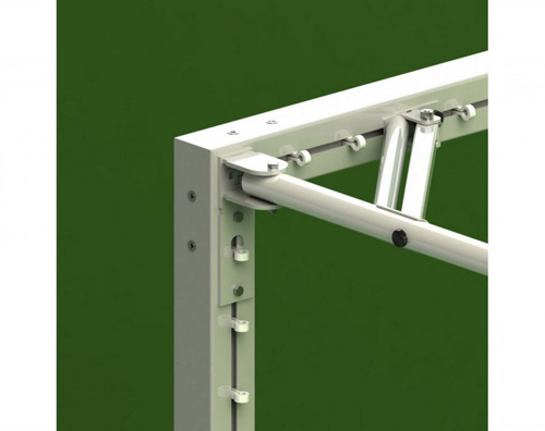 Ворота гандбол - мини-футбол 3х2х1 м, алюминиевый профиль квадратный 80х80 мм, складные