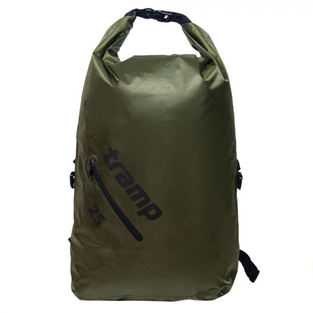 Герморюкзак  TRAMP Diamond Rip-Stop, 25 л, артикул TRA-256, цвет Оливковый