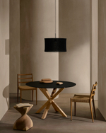 Analy Стул из массива дуба с натуральной отделкой и сиденьем из 100% веревки