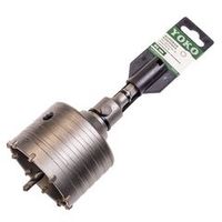 Коронка буровая по бетону и кирпичу 80 мм с 6-гранным хвостовиком Yoko