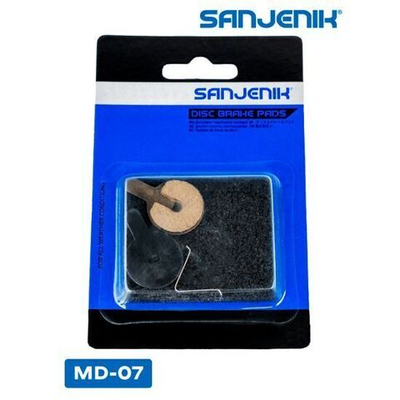 Колодки тормозные Sanjenik MD-07 для велосипедов и электросамокатов Kugoo C1, G2 Pro, V1