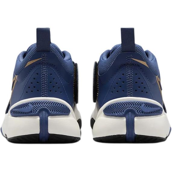 NIKE Team Hustle D 11 Детские баскетбольные кроссовки СРЕДНЕЙ длины с глубоким морским вырезом.