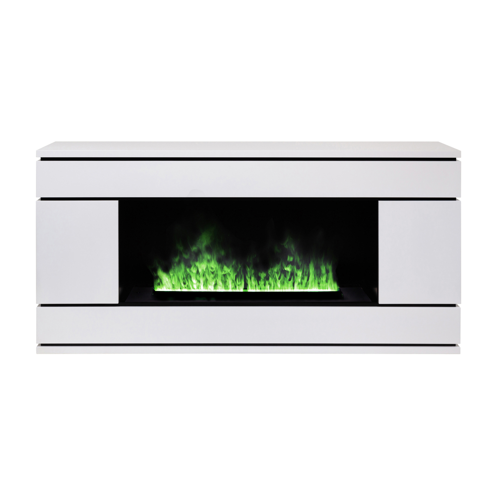 Каминокомплект VEGA/ВЕГА Белый матовый с очагом Электроочаг CASSETTE/КАССЕТА LED 1000 АВТО