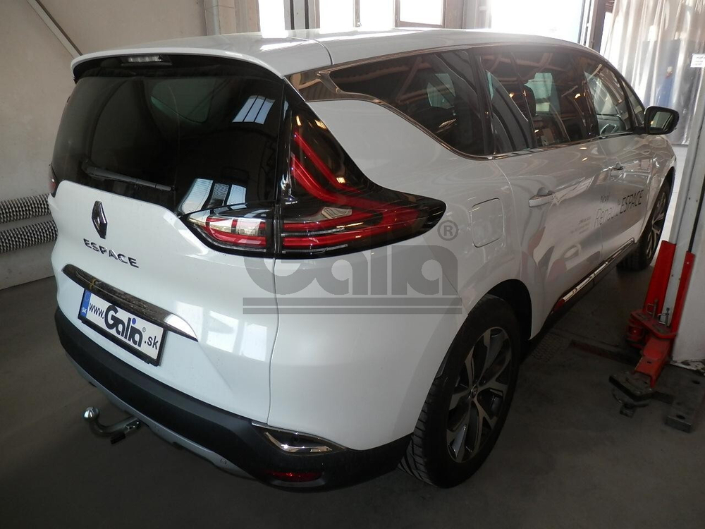 Оцинкованный фаркоп на Renault Espace 2015-2022 (без электрики), Galia R096A
