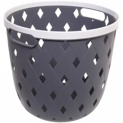 Корзина для хранения «Эрида» серая 30х27см