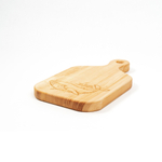 Доска разделочная из древесины сибирского кедра с гравировкой "Нет ничего невозможного". RD62