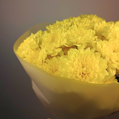 Букет из Желтых Хризантем