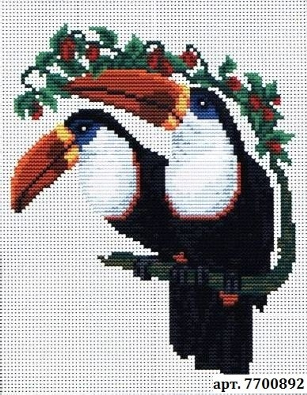 "Туканы"-118-вышивка