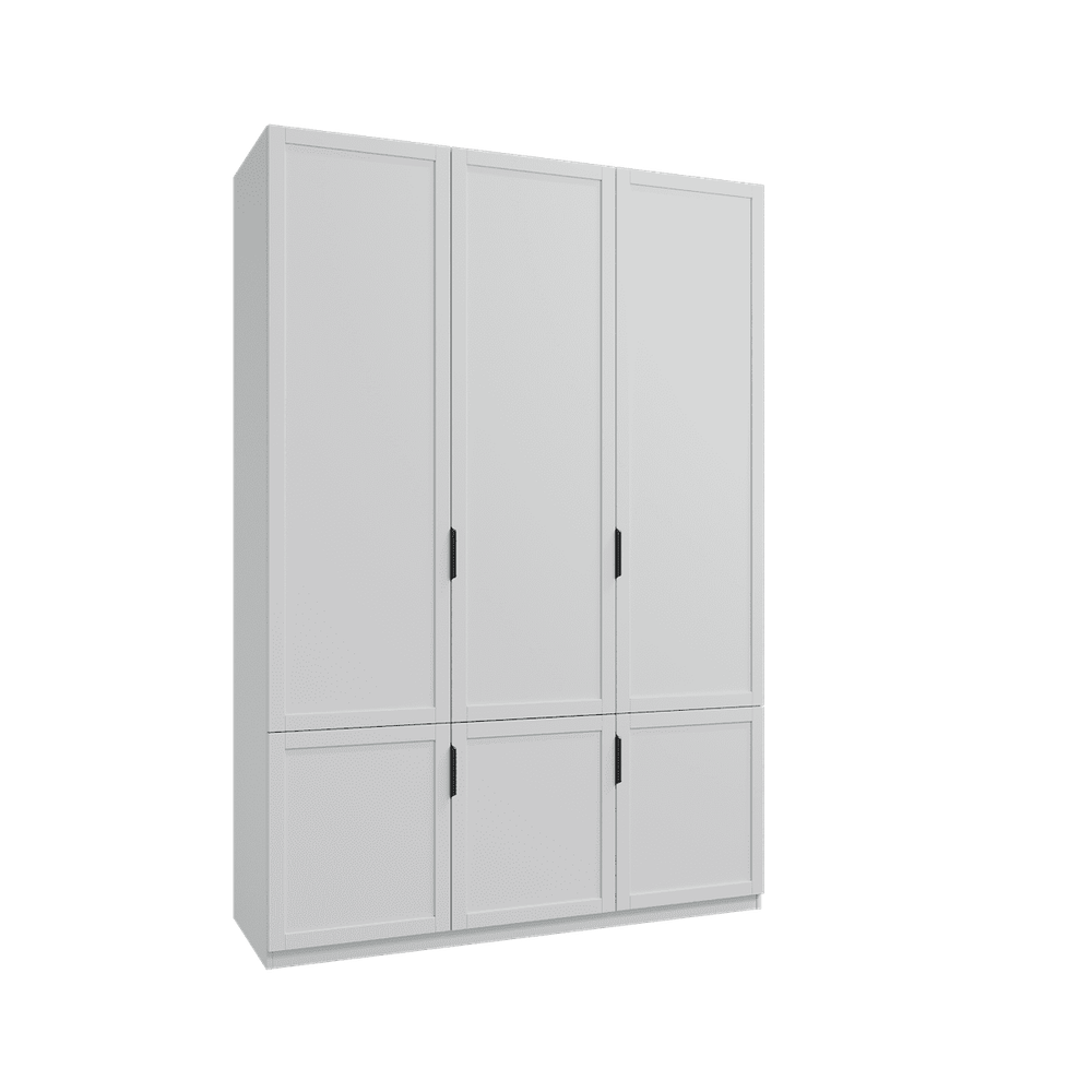 Шкаф распашной Нордик -3, белый