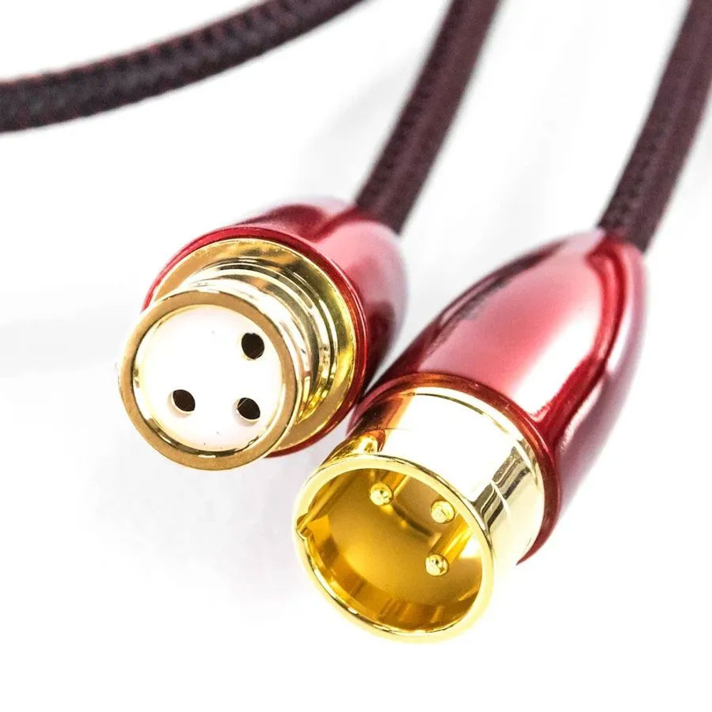 Межблочный аудио кабель AudioQuest Red River XLR–XLR, 2 метра