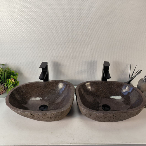 Раковина из речного камня ПАРА! RS-65358 49*39*15 0865