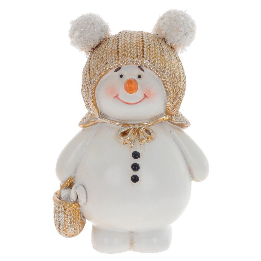 GAEM Фигурка декоративная "Снеговик", L9 W6,5 H13 см, 2в.