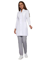 Халат медицинский женский Doctor Big 202 Ultra, длинный рукав, белый, 42