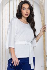 Блуза Праздник души (белая) Б12133 LT Collection