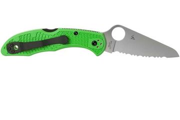 Складной нож Spyderco Spyderco Salt 2 88FSGR2 c клинком из стали LC200N Rustproof Steel, рукоять FRN