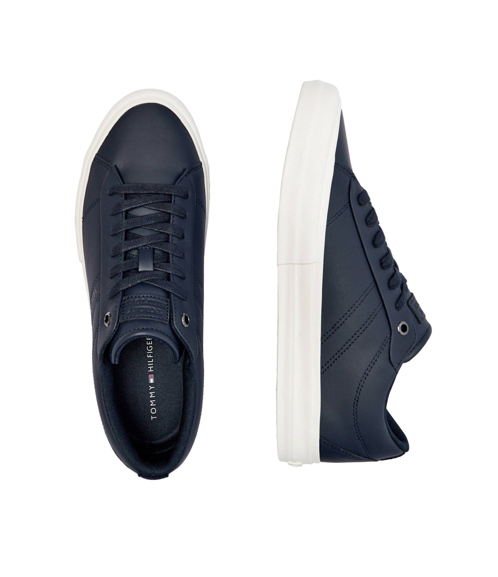 Кожаные кроссовки vulc Tommy Hilfiger - темно-синий(FM0FM05201)