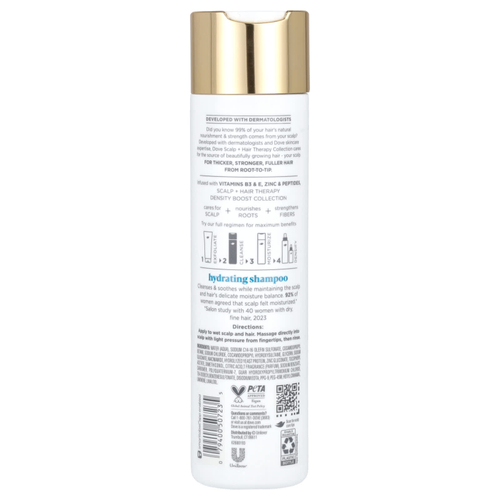 Dove, Scalp + Hair Therapy, увлажняющий шампунь, 273 мл (9,25 жидк. унц.)