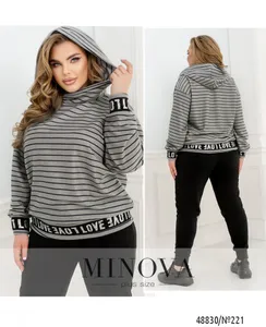 Свитер 221-серый Minova