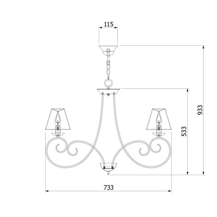 Подвесная люстра Bogates 280/8