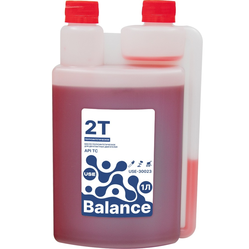 Масло USE Balance 2-х тактное полусинтетика API TC 1 л с дозатором   USE-30023