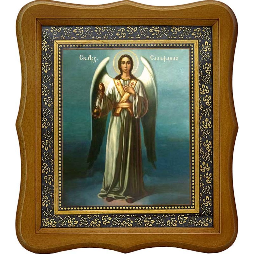 Архангел Селафиил. Икона на холсте