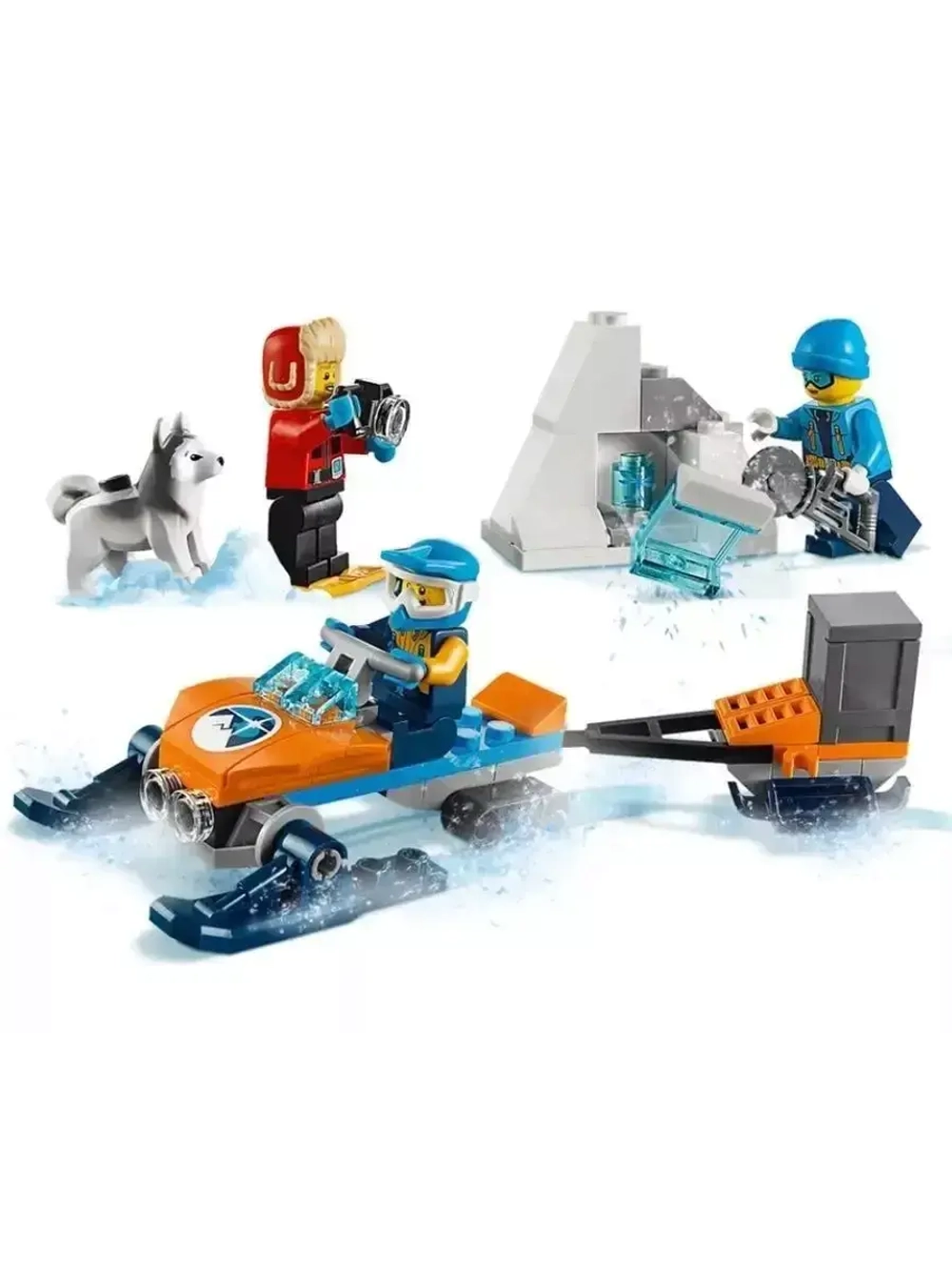 Конструктор Сити Полярные исследователи 88 деталей 10992