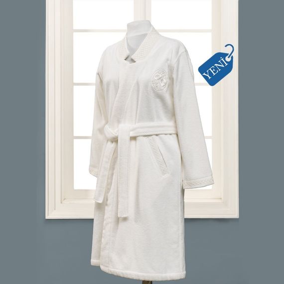 ELIZA махровый женский халат Soft Cotton кремовый