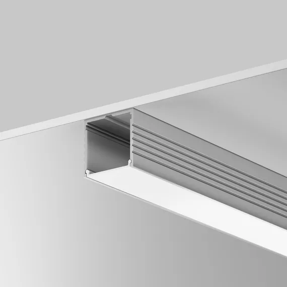 Алюминиевый профиль накладной 35x35 (Серебро, 2 м), ALM-3535AT-S-2M 631008 Led Strip 631008