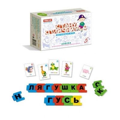 Настольная игра №24 "Стану отличником" "Азбука" 01124