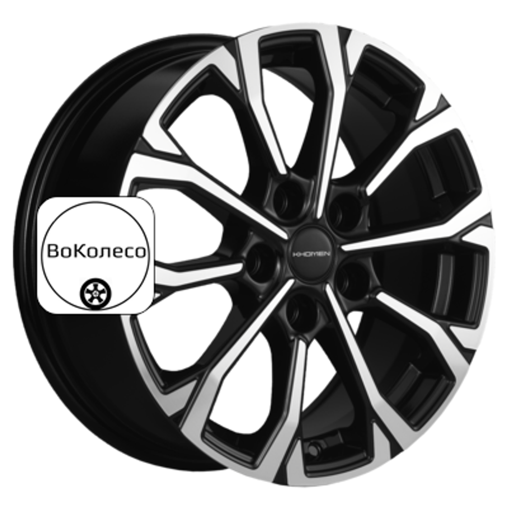 6,5x16/5x114,3 ET47 D66,1 KHW1605 (Fluence/Juke) Black-FP Khomen Wheels