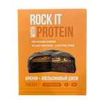 Бисквит протеиновый Шоколадный брауни апельсиновый ROCK IT, 50 г
