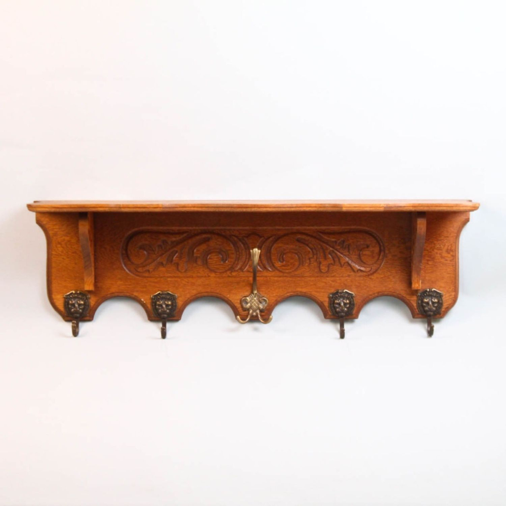 Старинная настенная вешалка