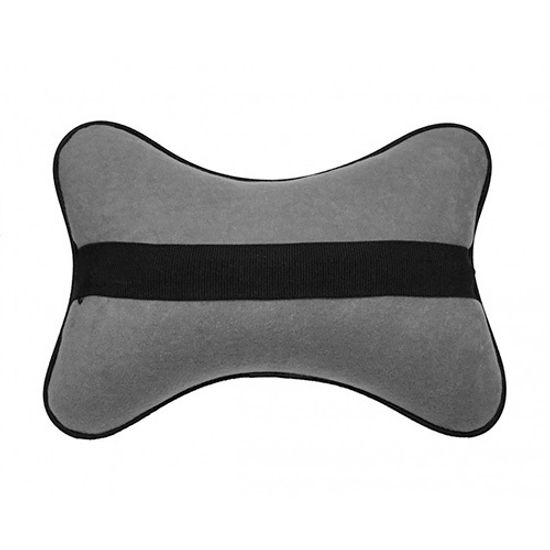 Автомобильная подушка под шею из велюра "Косточка"