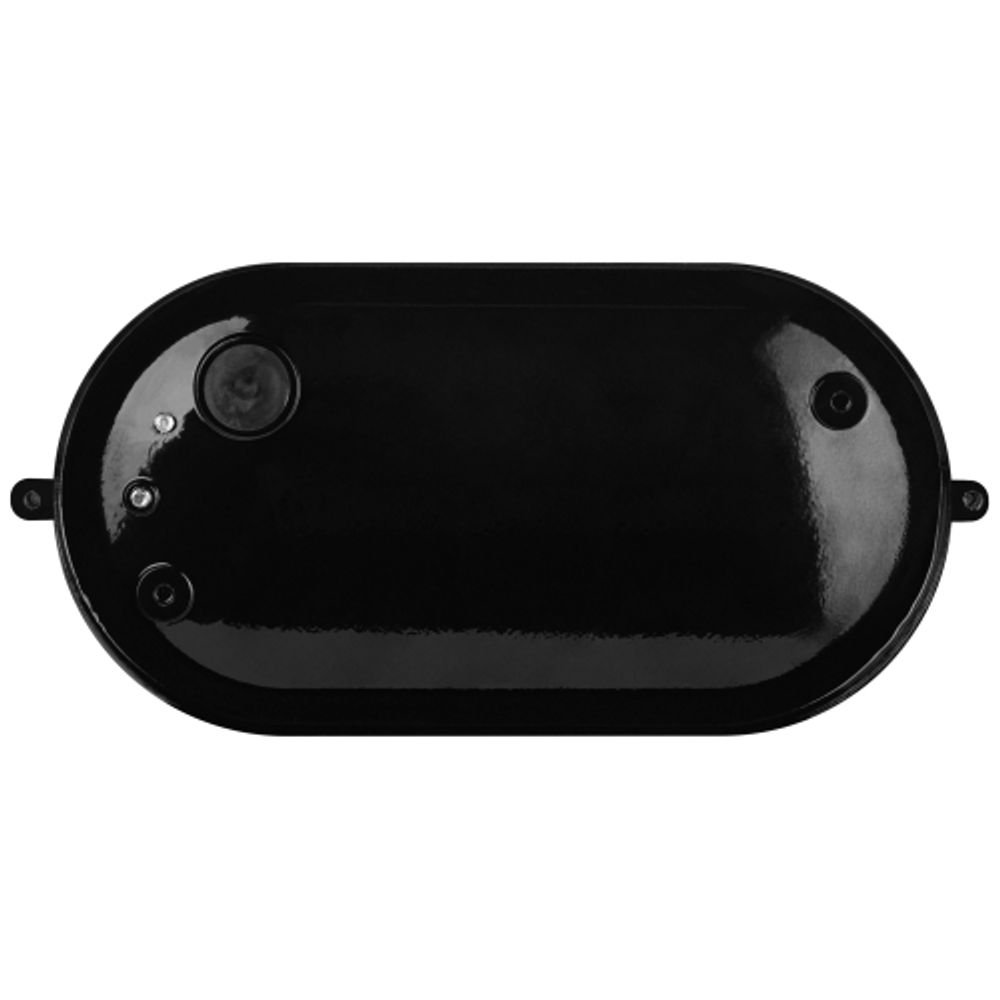 Светильник ЭРА НБП 04-60-002 Акватермо алюминий/стекло решетка IP54 E27 max 60Вт 212х105 овал черный термостойкий | Светильники ЖКХ РБ