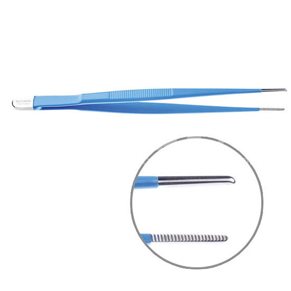 Пинцет монополярный анатомический BOWA длина 180 мм, наконечники 18x2 мм, без коннектора