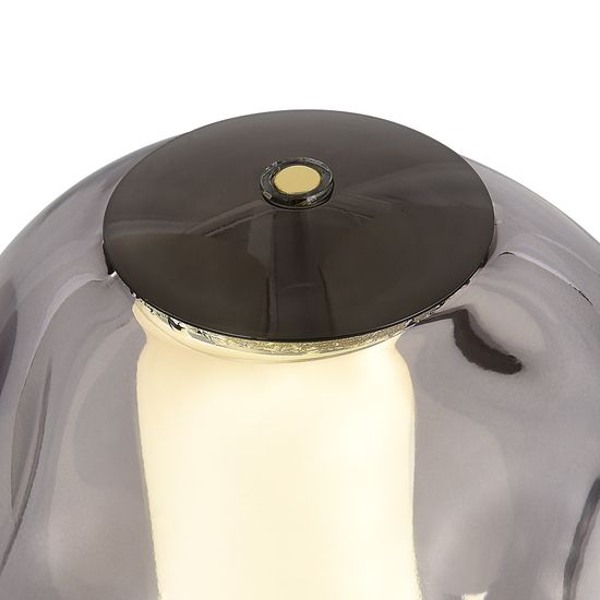 SL6520.404.01 Прикроватная лампа ST-Luce черный жемчуг/прозрачно-дымчатый LED 1*5W 4000K HELMI