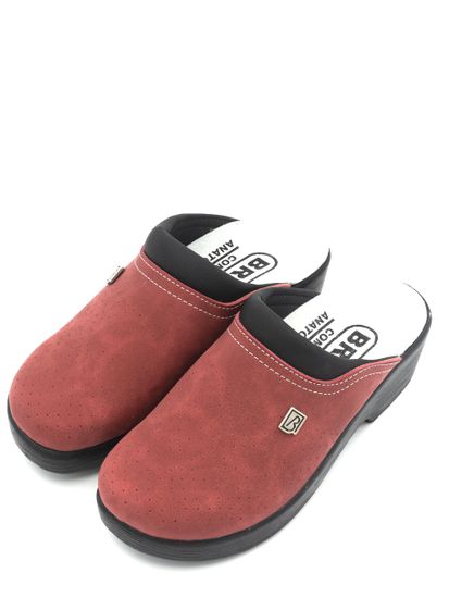 503 | "Anna" Женские медицинские сабо (бордовый)