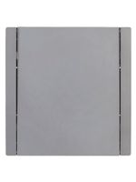FORTE&PIANO Выключатель 1-клавишный 10А FP501 сталь IEK