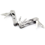 Мультитул "Ganzo", 73x35х13 мм, 11 предметов, цв.серый