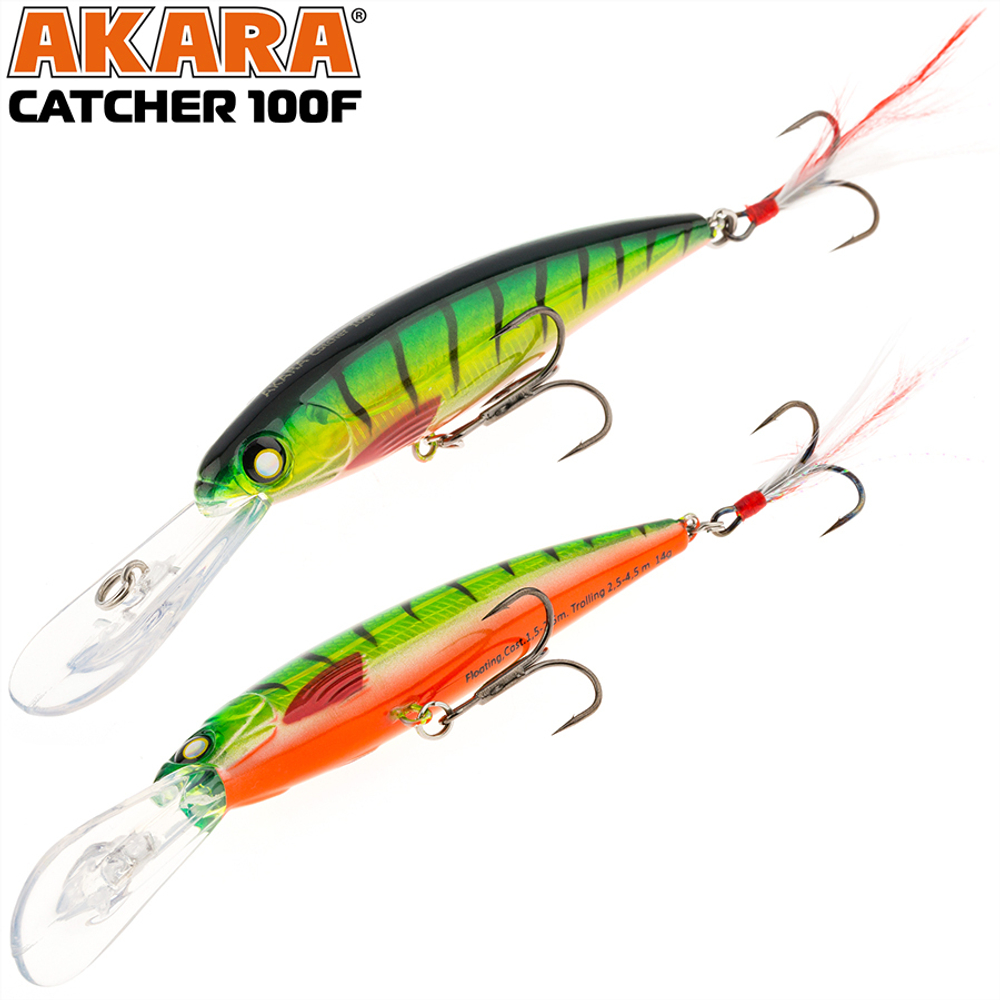 Воблер Akara Catcher 100F 14гр. (1/2 oz 3,9 in) A46