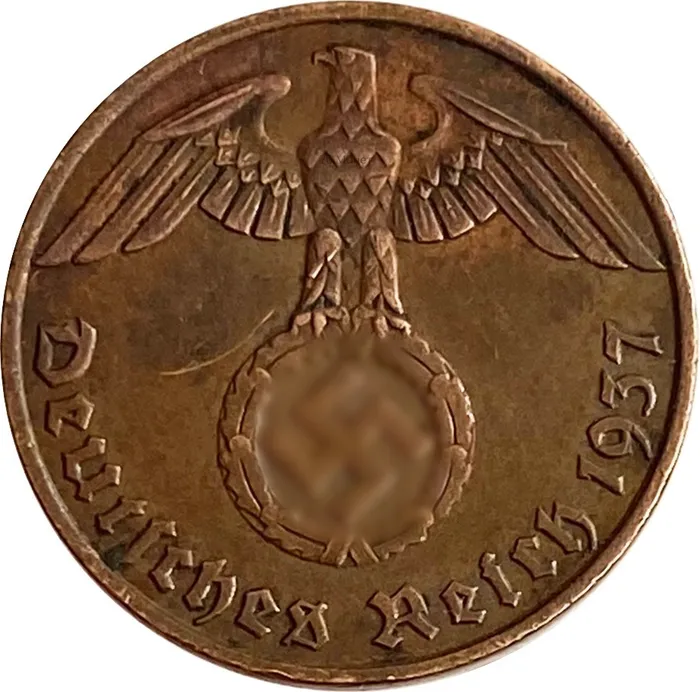 1 рейхспфенниг 1937 Германия (Третий рейх) "E" XF