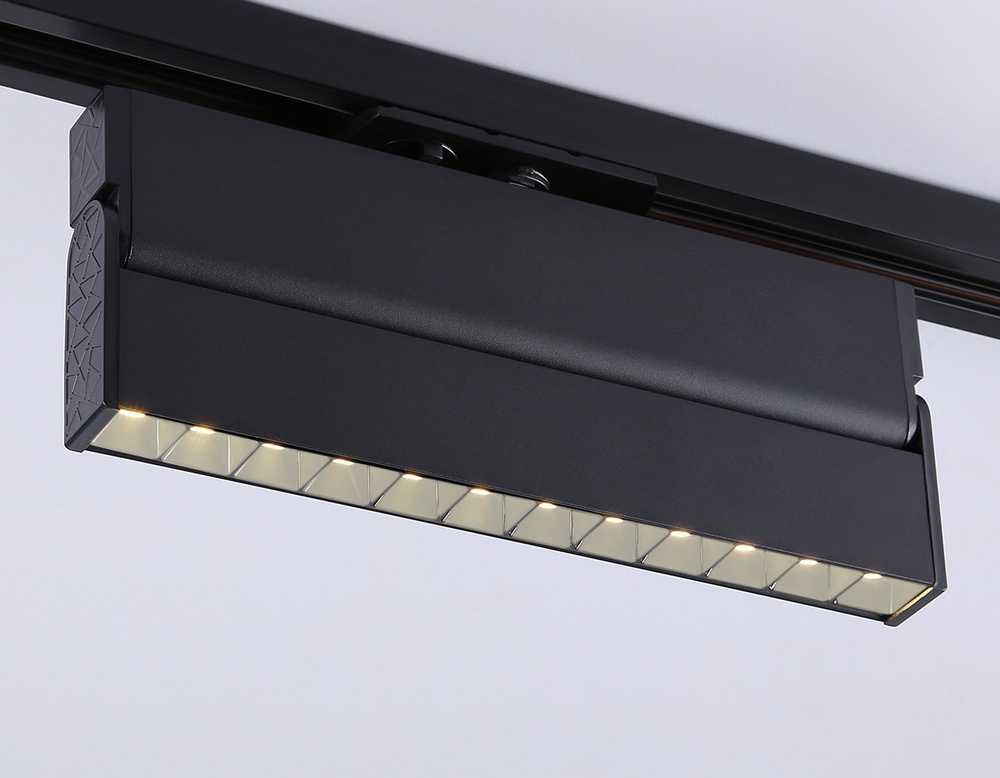 GL6817 BK черный LED 12W 3000K 24° 230*22*87