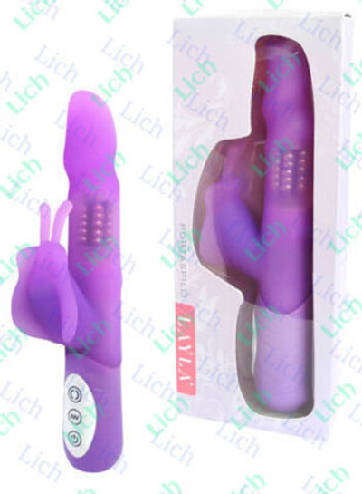 Потрясающий ротатор с клиторальной стимуялцией Layla Portaspilli