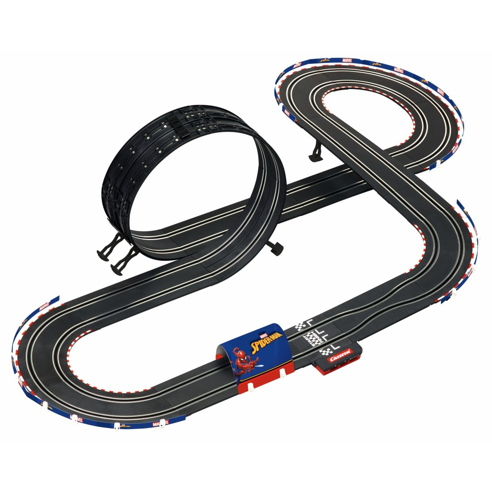 OUTLET Carrera GO!!! - Гоночная трасса 4,9 м Spider Man Racing + 2 машины 62580