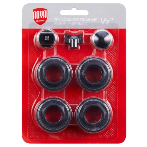 Монтажный комплект д/радиат Royal Thermo 1/2'' black