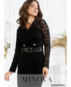Платье 8642-черный Minova