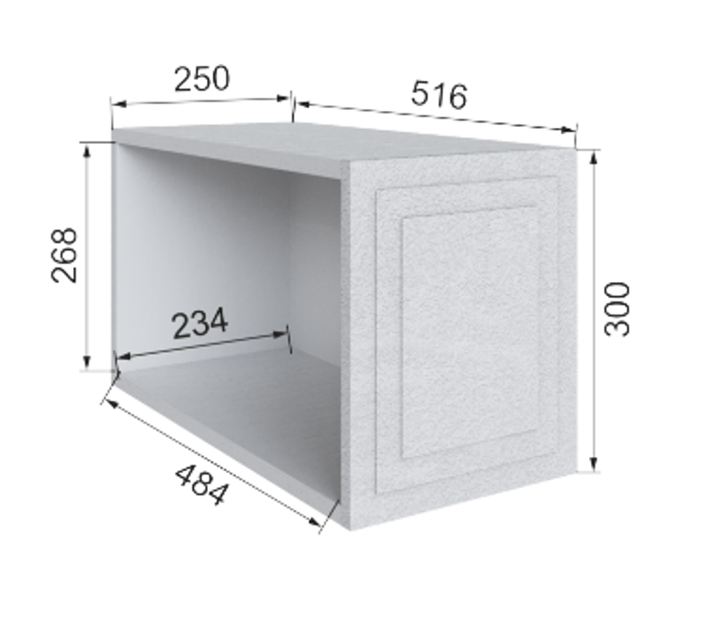 Антресоль Бруклин 25АТ300