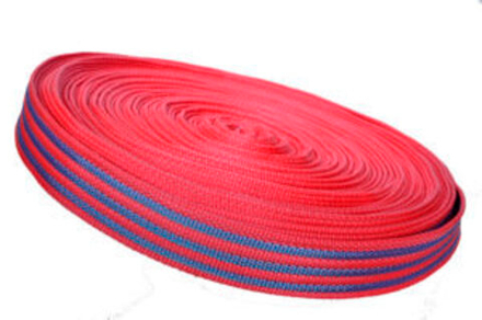 Лента синяя/оранжевая вожжевая 50мм 100м