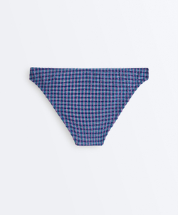 OYSHO Классические плавки бикини в клетку виши, темно-синий