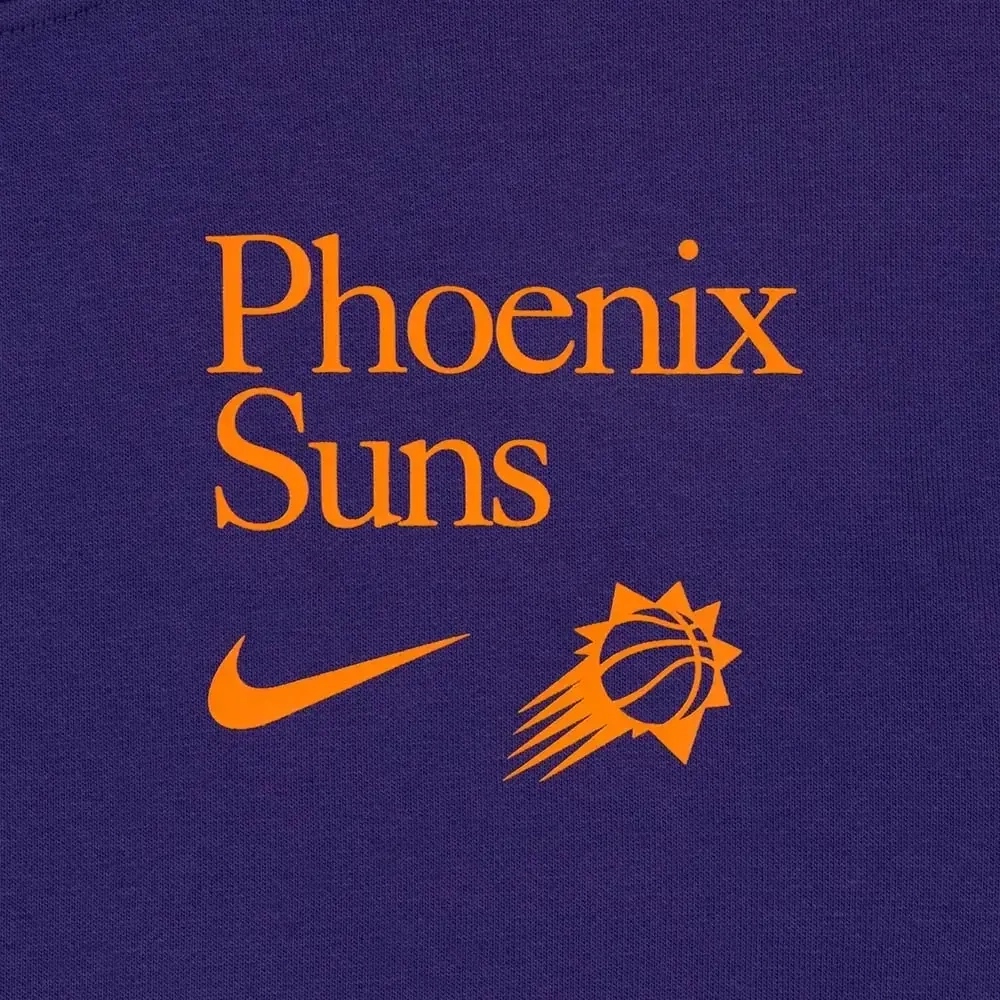 Баскетбольная толстовка Nike Dri-FIT NBA Phoenix Suns Standard Issue Sweatshirt Purple